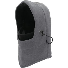 Polar Fleece Balaclava Windproof Ski Face Mask for Men and Women Thermal Outdoor Hooded Hats Dual-Layer Winter Hat in Saudi Arabia