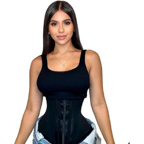 Silueta Perfecta Waist Trainer for Women-Faja Colombian Girdle Hourglass -Corset Double Compression extreme waistband. in Kuwait