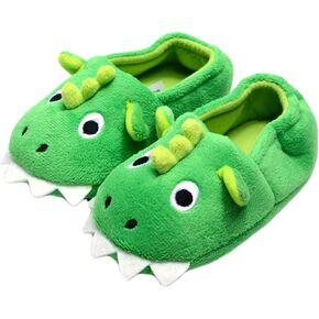 شبشب منزلي للأطفال الصغار من الأولاد والبنات، حذاء شتوي ناعم مضاد للانزلاق على شكل ديناصور وحيد القرن (طفل صغير/طفل صغير) in Kuwait