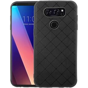 ELISORLI Compatible with LG V35 ThinQ V30 Plus Case Rugged Thin Slim Cell Accessories Anti-Slip Fit Rubber TPU Mobile Phone Soft Cover for LGV30 LGV35 LG30 LG35 V 30 35 V30+ V30s H931 Women Men Black