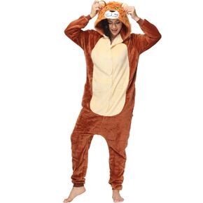 Unisex Adult Animal Onesie Pajamas Halloween Christmas Cosplay Costume one-piece pajamas for Women Men