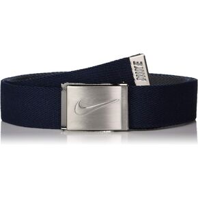 NIKE Boys' Big Reversible Stretch Web, Navy/Grey, O/S