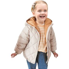 Curipeer Boys Girls Winter Jacket with Hooded Warm Snow Toddler Outer Clothing