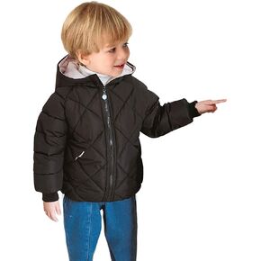 Curipeer Kids Winter Jacket Front Zip Warm Snow Wear Toddler Outer Clothing 2-8T in Kuwait