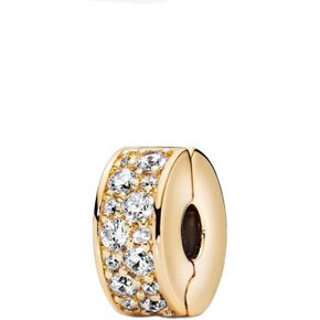 MiniJewelry Women Girls Shining Elegance Path Clip Charm for Bracelets Necklaces Pendants Cubic Zirconia Spacer Charms Birthday Birthstones in Kuwait