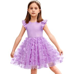 Arshiner Toddler Tutu Dress Girls Summer Dresses Ruffle Tulle Sundress in Saudi Arabia