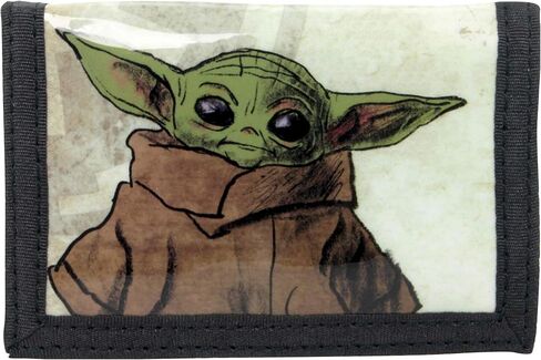 The Mandalorian The Child Baby Yoda Card and Coin Tri-Fold Wallet in Saudi Arabia