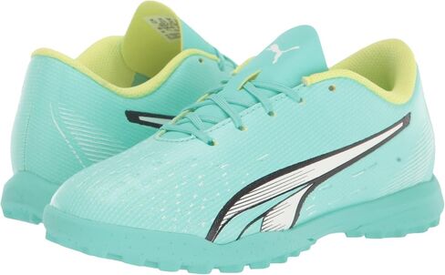حذاء رياضي PUMA Ultra Play Turf للتدريب، نعناع كهربائي - أبيض - أصفر سريع، 13 US للجنسين للأطفال الكبار in Saudi Arabia