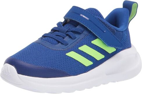Adidas Kids Fortarun Elastic Cross Trainer, Collegiate Royal/Signal Green/White, 8.5 US Unisex Toddler in Saudi Arabia