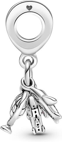 PANDORA Airplane, Globe & Suitcase Dangle Charm in Saudi Arabia