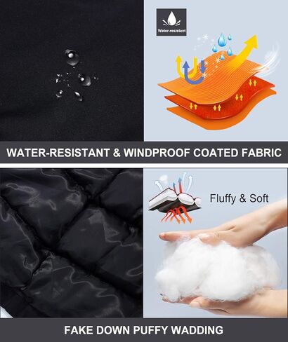 maoo garden Girls Winter Coats Heavyweight Waterproof Jacket Mid-Length Fur Hooded Parka in Kuwait