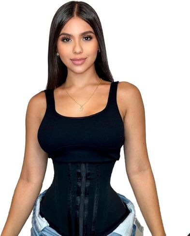 Silueta Perfecta Waist Trainer for Women-Faja Colombian Girdle Hourglass -Corset Double Compression extreme waistband. in Kuwait