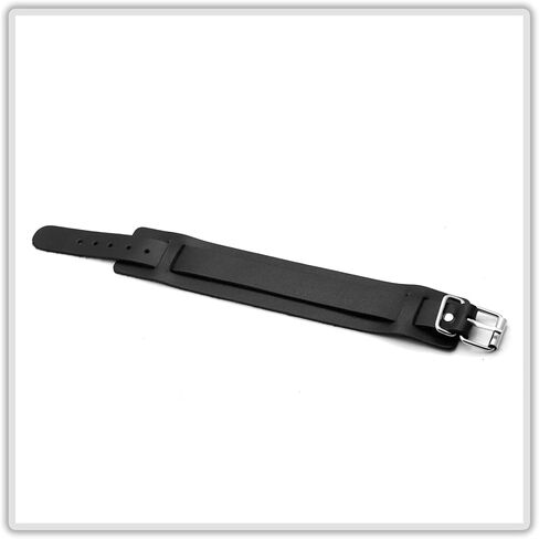 سوار Mgutillart Punk مشبك الحزام سوار معصم جلدي واسع in Kuwait