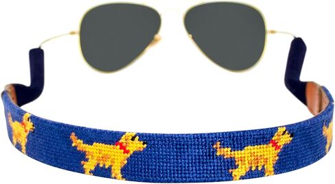 Huck Venture Leather Hand-Stitched Needlepoint Sunglass Strap Retainer in Kuwait