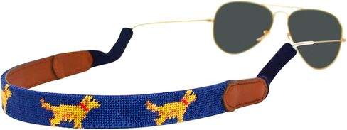 Huck Venture Leather Hand-Stitched Needlepoint Sunglass Strap Retainer in Kuwait