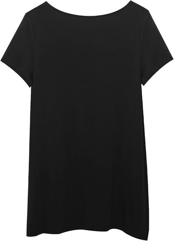 WOOXIO Women's Maternity Shirts Short Sleeve Split Hem Pregnancy Tops Clothes in Saudi Arabia