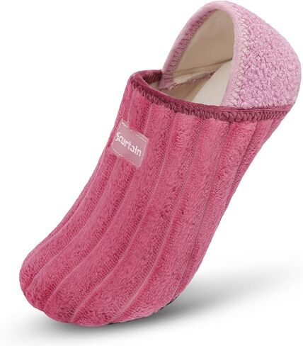House Slippers for Women Men Indoor Barefoot Slippers Socks Comfy Slip on House Shoes Cozy Furry Lightweight Non-Slip for Bedroom Travel Yoga in Saudi Arabia