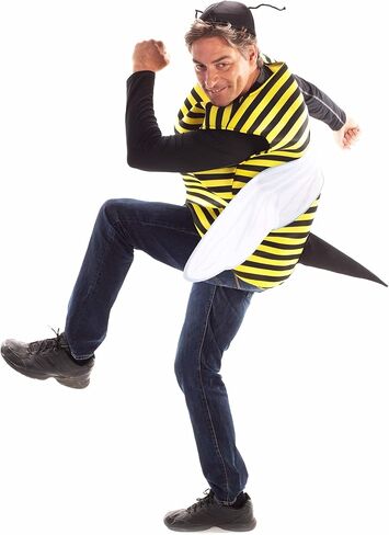 Busy Bee Halloween Costume - Cute One Size Bumblebee Suit, Antenna Hat, & Wings in Saudi Arabia