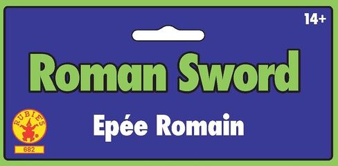 Rubie's unisex child Long Roman Sword Costume Accessory, Multicolor, 682 NS US in Saudi Arabia