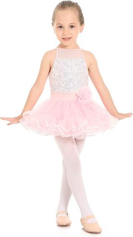 Phineein Kids Ballet Dance Dress Skirted Leotard with Matching Ballerina Teddy Bear Set, Gift for Girls in Kuwait