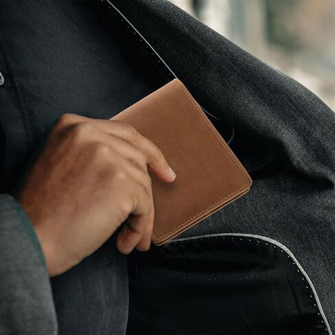 محفظة جلدية محفورة لحفيد RFID حجب محفظة شخصية للرجال ضئيلة الحد الأدنى محفظة الجيب الأمامي ثلاثية الطي مع هدية مشبك المال لعيد ميلاد التخرج للحفيد (لحفيدي) in Saudi Arabia