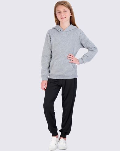Real Essentials 3 Pack: Girls' Soft Brushed Fleece Pullover Hoodie Sweatshirt With Kangaroo Pocket (Ages 7-16) in Kuwait