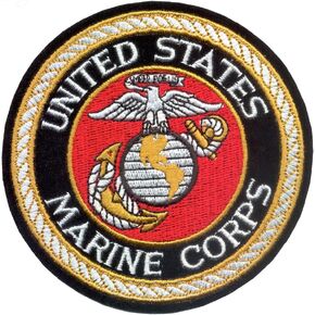 Rothco atDeluxe USMC Round Patch, 4''