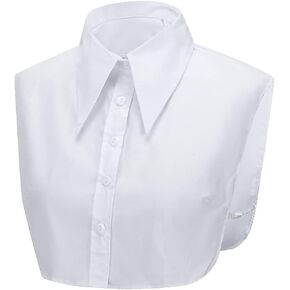 LoudSung Fake Collar Detachable Half Shirt Blouse False Collar Elegant for Women Girls