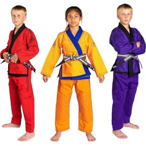 KO Sports Gear – Kids Gi Uniform Set, BJJ Jiu Jitsu Gi, Kimono and Pants, Pre-Shrunk in Saudi Arabia