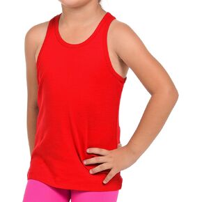 FRESH TEE Girls' Racer Back Tank Top Tunic