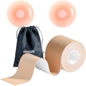 شريط رفع الثدي من EOOGER، شريط الثدي لكأس A-E للثدي الكبير، شريط جسم غير مرئي مقاوم للعرق لرفع الثدي in Kuwait