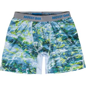 Mossy Oak Fishing Mens Boxer Briefs, Quick Dry & Anti Chafing Underwear