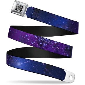 Buckle-Down Seatbelt Belt - Galaxy Blues/Purples - 1.0" Wide - 20-36 Inches in Length in Saudi Arabia