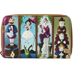 Loungefly Disney Haunted Mansion Stretching Room Portraits Zip-Around Wallet in Kuwait
