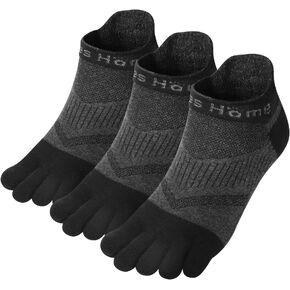 جوارب لأصابع القدم للرجال، جوارب للجري بخمسة أصابع، جوارب رياضية قابلة للتنفس، 3 أزواج in Kuwait