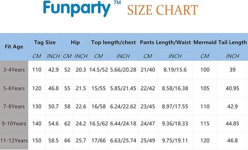 6 قطع من ملابس السباحة للفتيات من FUNPARTY ذات ذيل حورية البحر للسباحة، مجموعة ملابس السباحة بيكيني للأميرة in Kuwait
