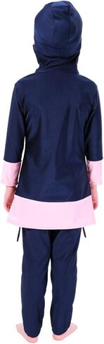 OwlFay Mu Swimsuits For Girls Kids Islamic Burkini Full Cover Hijab Top Pants Swim Costume Bathing Suit in Saudi Arabia