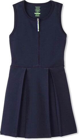 French Toast Girls' One Size Adaptive Zip Front Stretch Ponte Jumper in Saudi Arabia