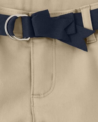 Gymboree Girls and Toddler Belted Twill Chino Pants Long in Saudi Arabia