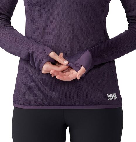 Mountain Hardwear Women's Airmesh 1/2 Zip Jacket for Hiking, Backpacking, and Rock Climbing | Quick-Drying and Lightweight in Saudi Arabia