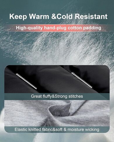 CREATMO US Women's Warm Vest Outerwear Thick Padded Puffer Sleeveless Vest With Detachable Hood in Kuwait