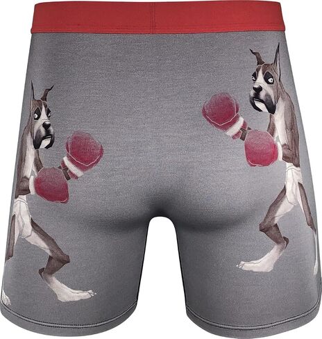 Good Luck Undies Men's Cats & Dogs Boxer Brief Underwear in Kuwait