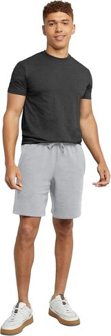 Hanes Men's Originals Sweat, Heavyweight Fleece Shorts with Pockets, 8" in Saudi Arabia