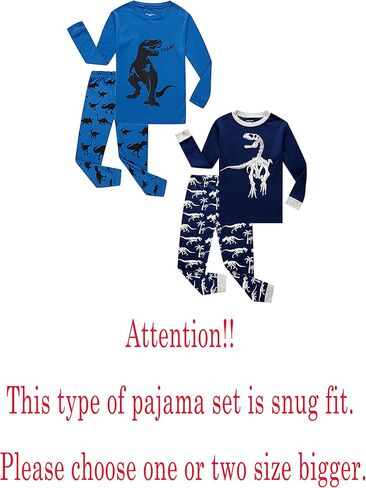 Family Feeling Striped Boys Girls 2 Piece Christmas Pajamas Set 100% Cotton Pjs in Kuwait