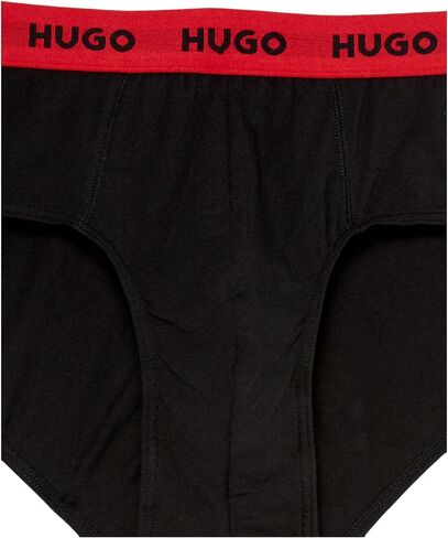 HUGO Men's 3 Pack Stretch Cotton Hip Brief in Kuwait