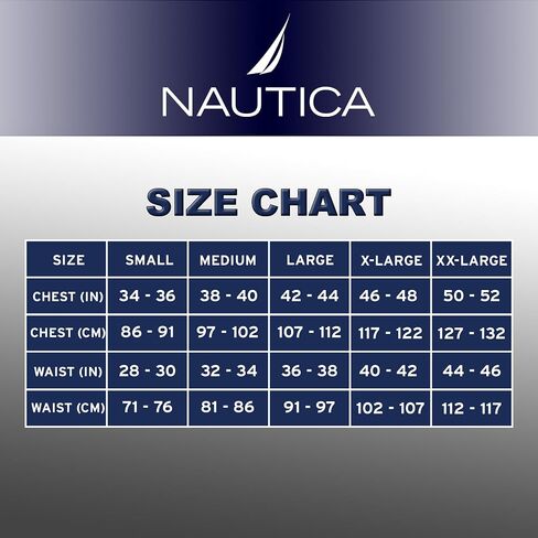 طقم ملابس داخلية حرارية للرجال من Nautica - قميص حراري رجالي دافئ وسروال طويل - قميص داخلي للطقس البارد - طبقة شتوية معزولة in Saudi Arabia