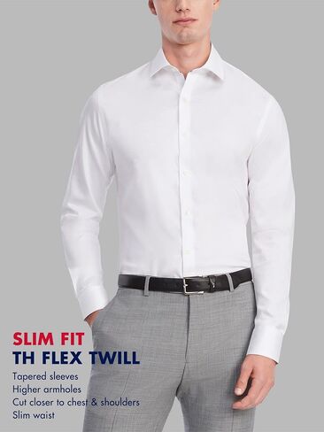 Tommy Hilfiger Mens Flex Stretch Button Down Dress Shirt in Saudi Arabia