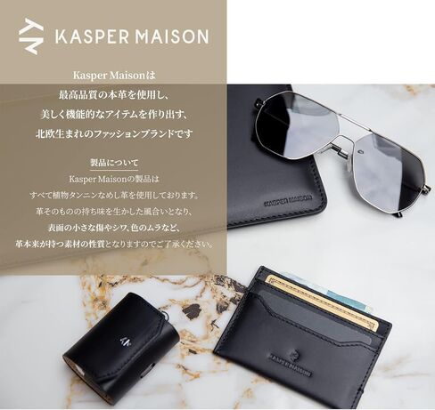 غطاء جواز السفر RFID من الجلد الفاخر من Kasper Maison ومحفظة سفر مع حجب RFID مضاد للسرقة - تان بريطاني in Kuwait