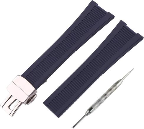 JETHENG Replacement Silicone Rubber Watch Band for Patek Philippe Nautilus 5711 1A010 5712 5712G 5726 5980 13mm*25mm sports Men's Watch Strap wristband in Kuwait