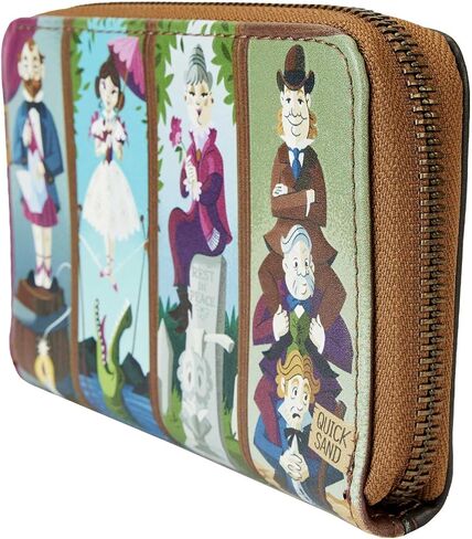 Loungefly Disney Haunted Mansion Stretching Room Portraits Zip-Around Wallet in Saudi Arabia